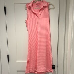 Vineyard Vines Pink and White Striped Sankaty Dress